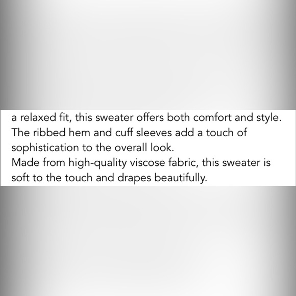 Zenana V-neck Center Seam Sweater w/ Ribbed Hem Line and Cuff Sleeve - Picture 5 of 5